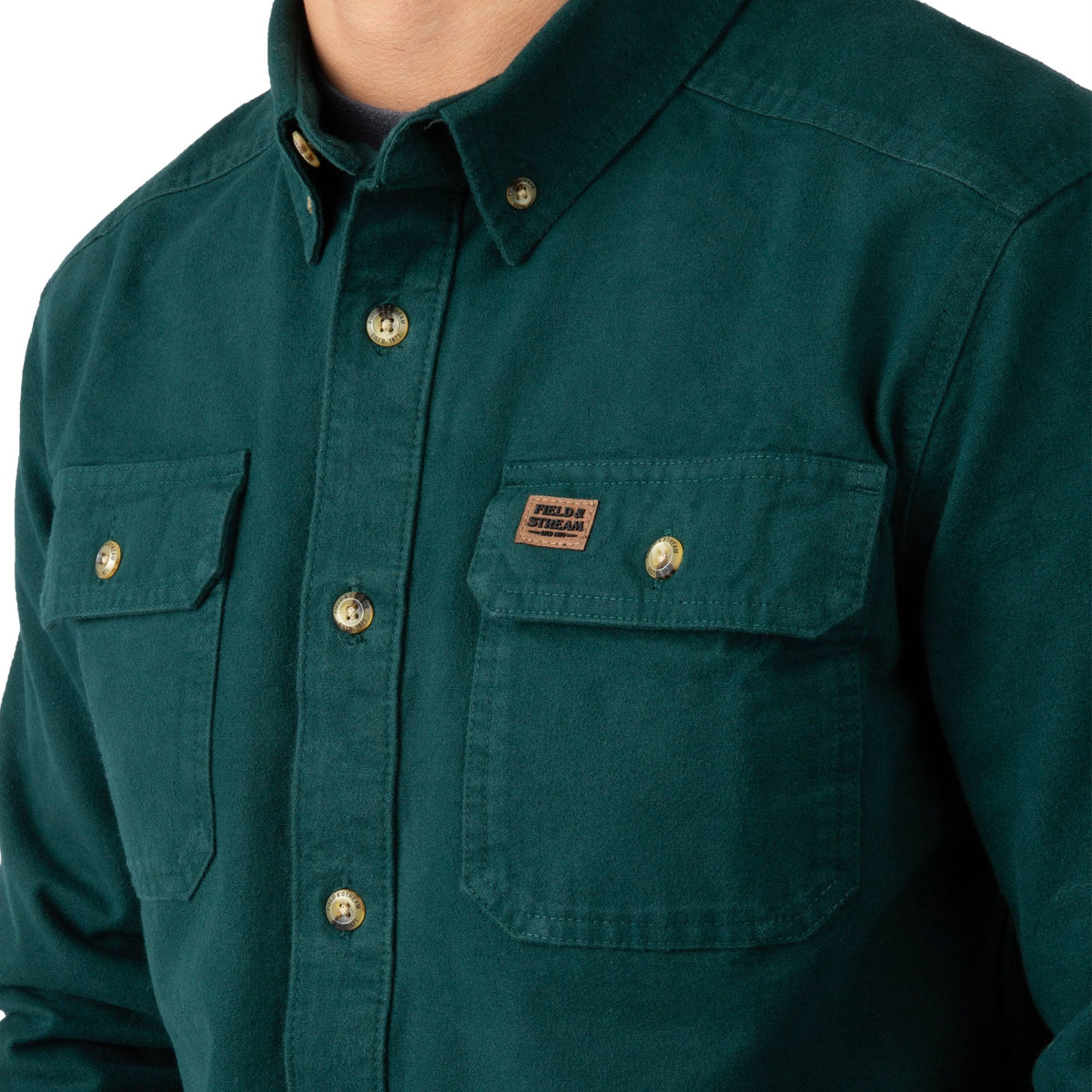 Pine - Men's Cattail Chamois Shirt - Pocket