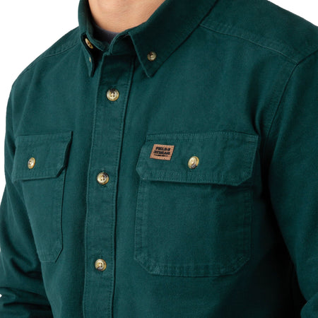 Pine - Men's Cattail Chamois Shirt - Pocket