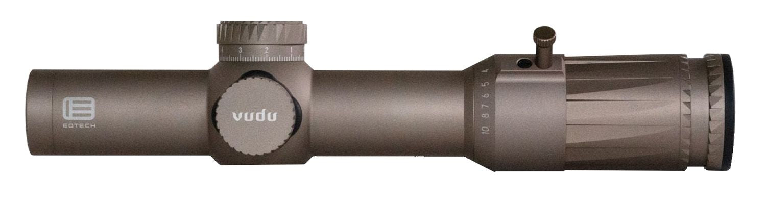 Vudu 1-10x 28mm Rifle Scope - Tan - Illuminated SR5 MRAD