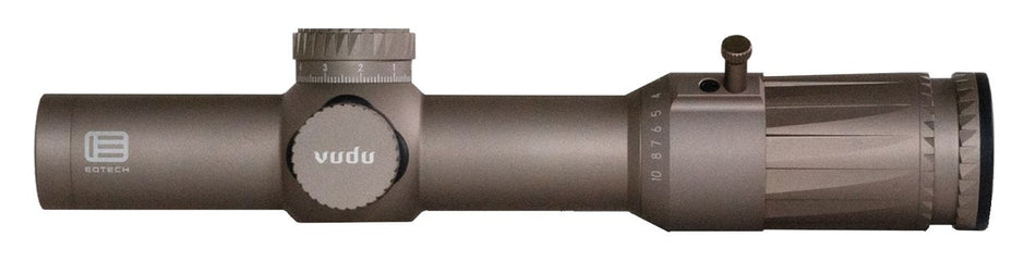 Vudu 1-10x 28mm Rifle Scope - Tan - Illuminated SR5 MRAD