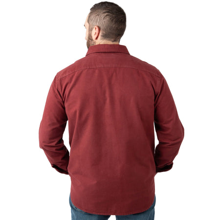 Port - Men's Cattail Chamois Shirt - Back