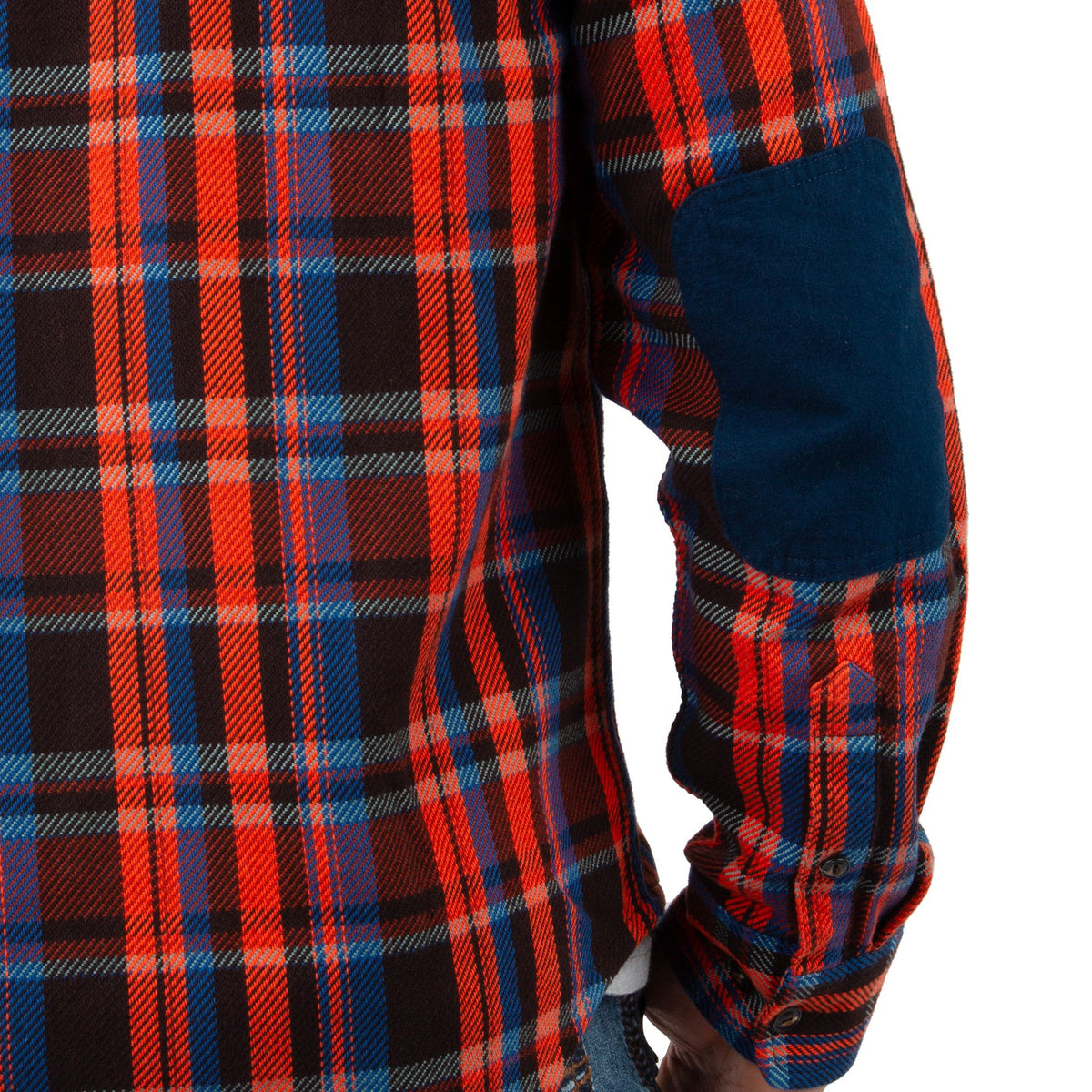 A&W Plaid - Men's Hardwood Heavyweight Flannel Shirt - Close