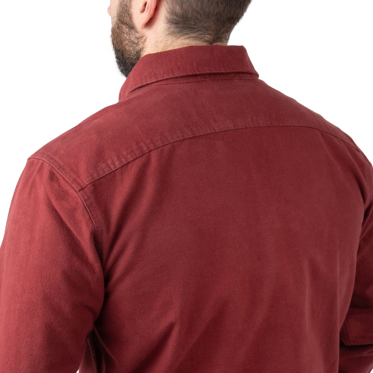 Port - Men's Cattail Chamois Shirt - Shoulder