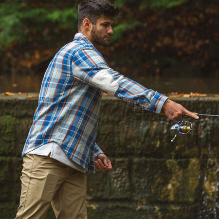 Stratus Plaid - Men's Hardwood Heavyweight Flannel Shirt - Lifestyle2