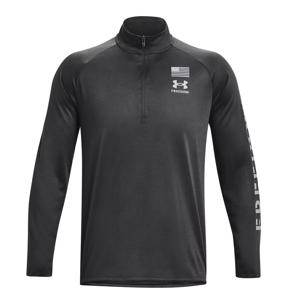 Gray - UA Freedom Tech 1/2 Zip Pullover