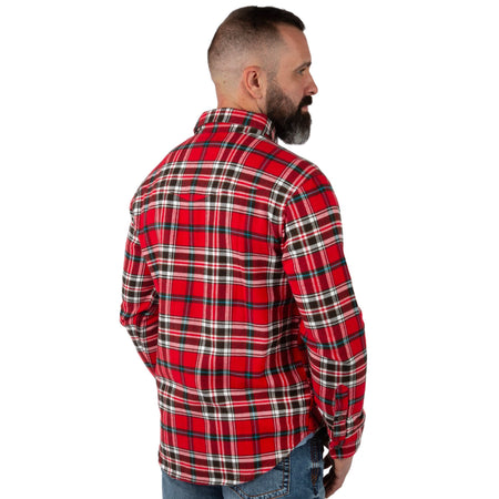 High Road Plaid - Men's Opening Day Flannel Shirt - Back