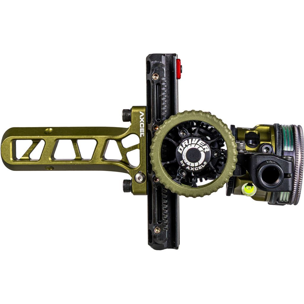 Tactical Green - Axcel Driver AVX Plus Bridge-Lock Single Pin Bow Sight