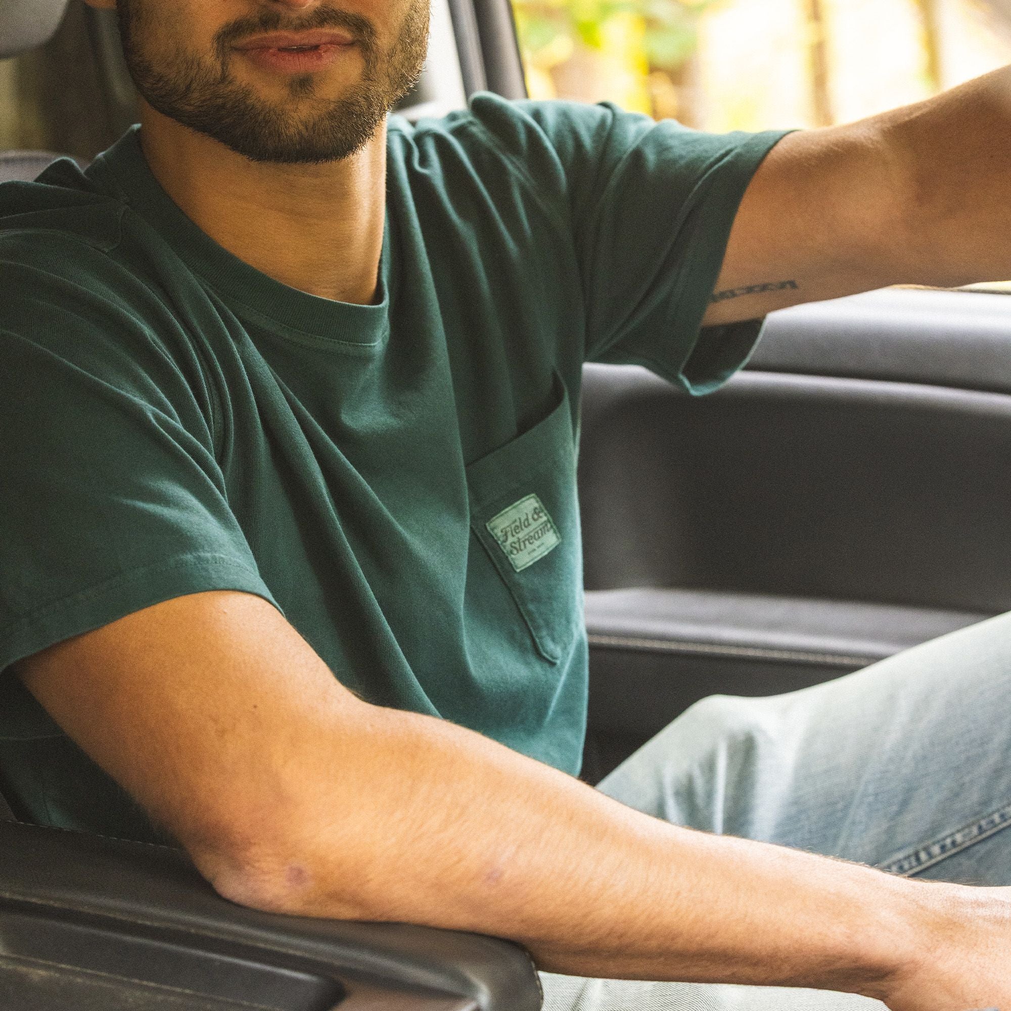 Pine - Men's Flush Out Short Sleeve Pocket Tee - Lifestyle2