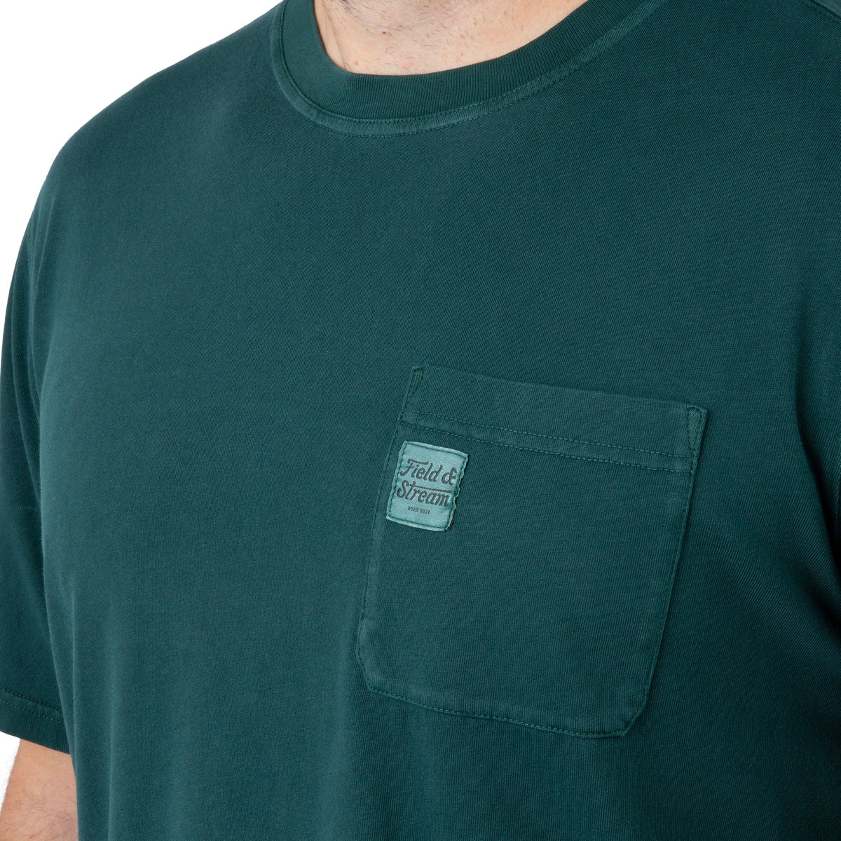 Pine - Men's Flush Out Short Sleeve Pocket Tee - Pocket