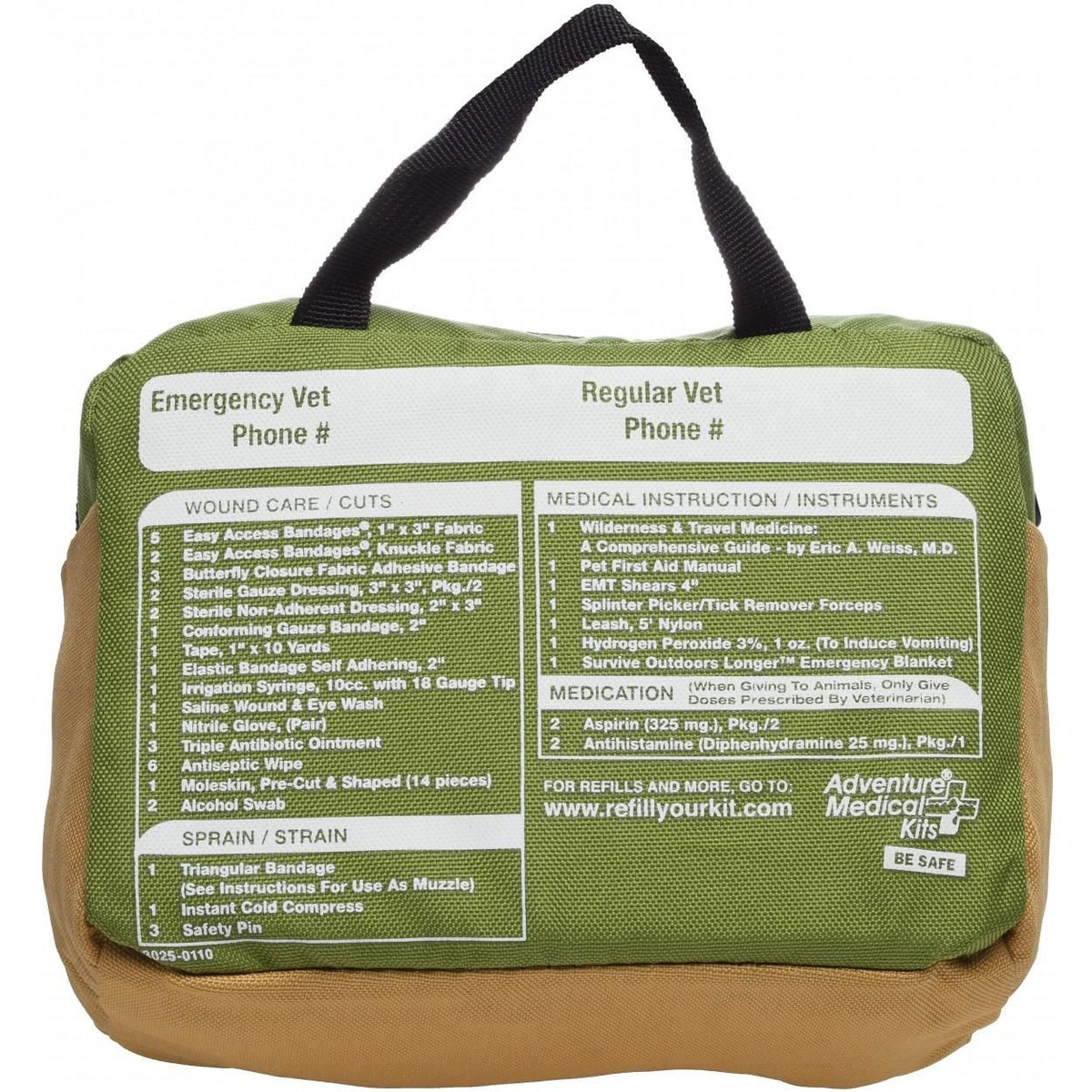 Me & My Dog First Aid Kit - Back