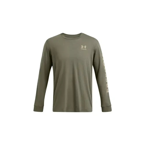 Green - Men's UA Freedom Flag Long Sleeve T-Shirt