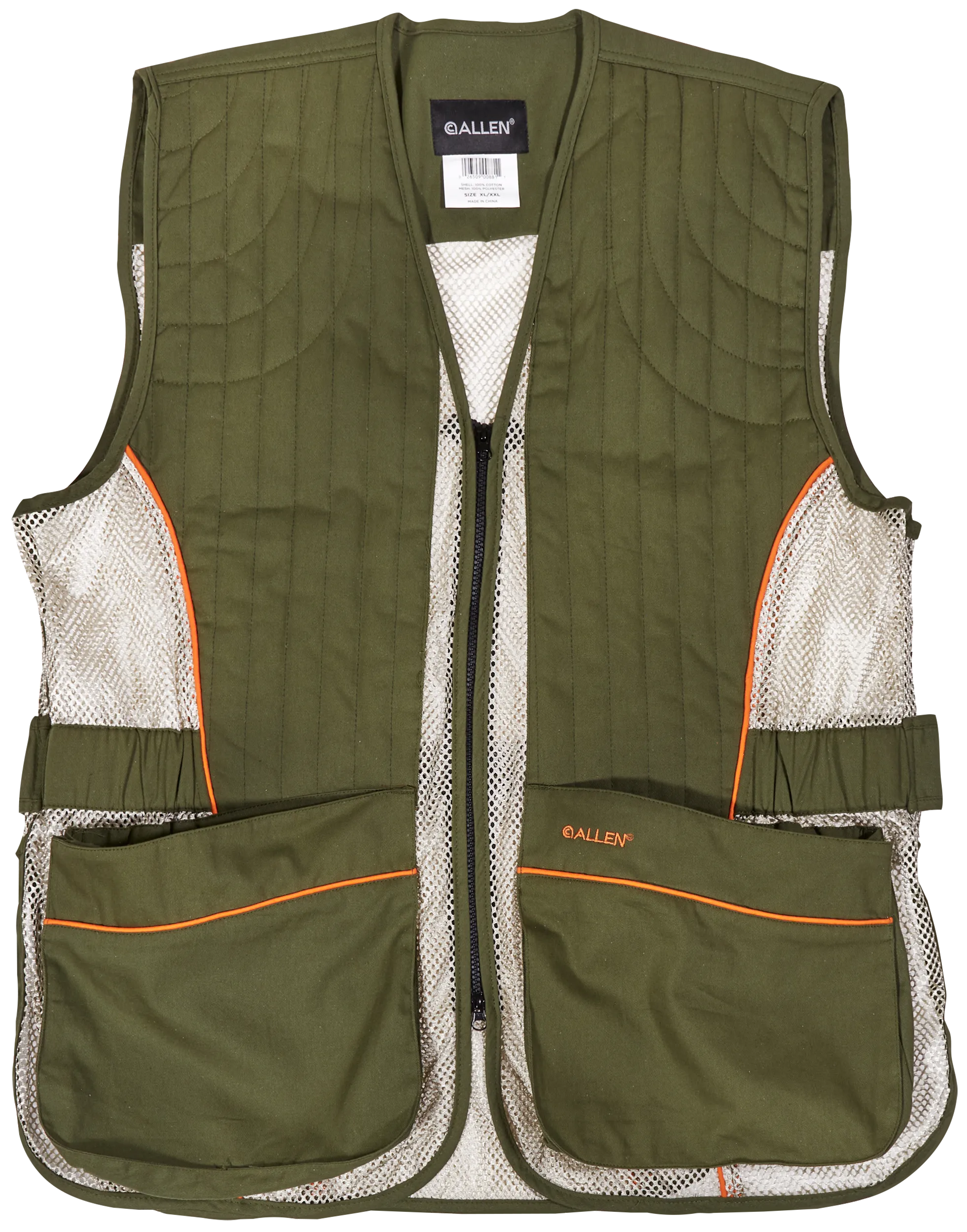 Ace Shooting Vest - Olive/Tan