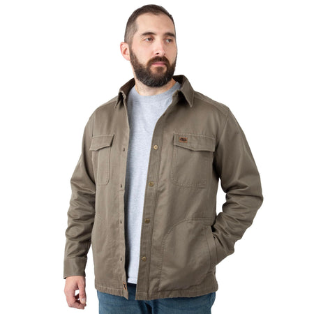 Brown - Men's Wicklow Rugged Shirt Jacket