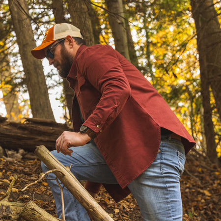 Port - Men's Cattail Chamois Shirt - Lifestyle
