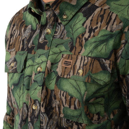 Mossy Oak - Men's Cattail Chamois Shirt - Pocket