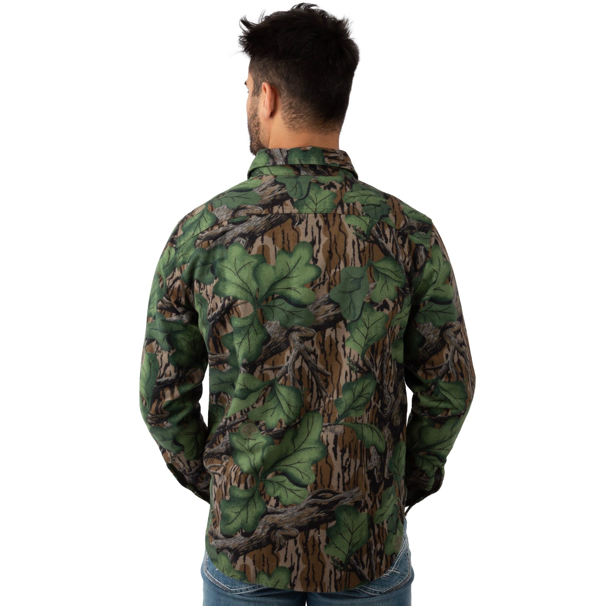 Mossy Oak - Men's Cattail Chamois Shirt - Back