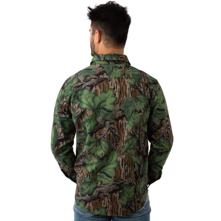 Mossy Oak - Men's Cattail Chamois Shirt - Back