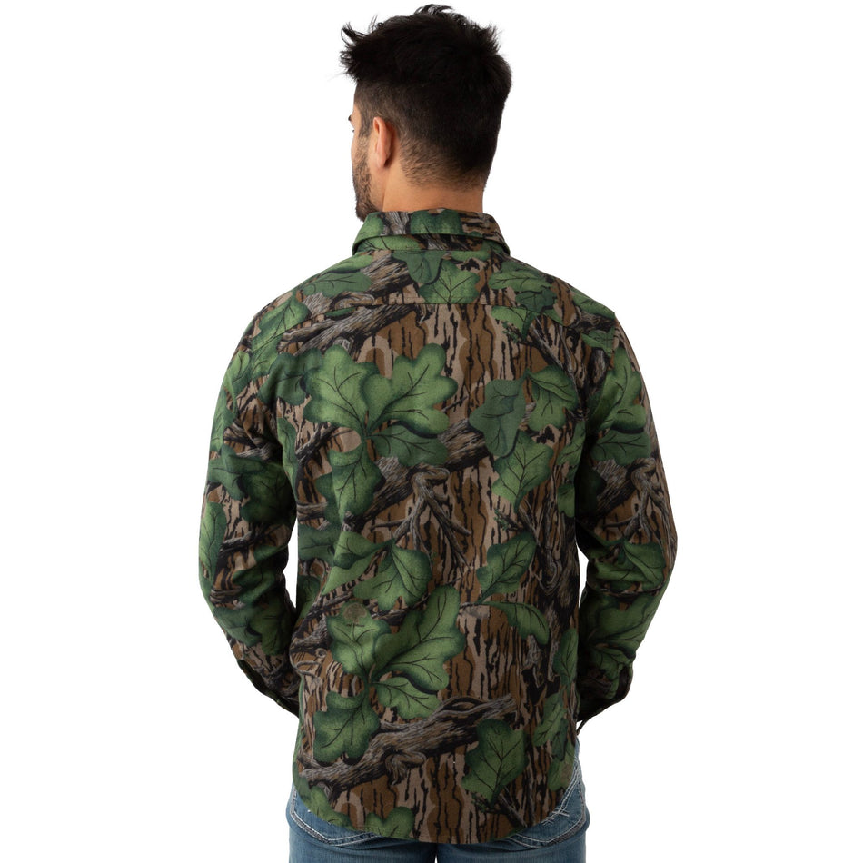Mossy Oak - Men's Cattail Chamois Shirt - Back
