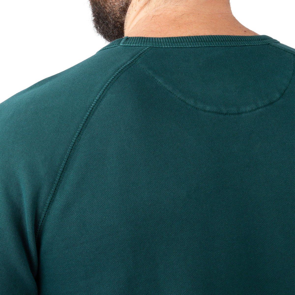 Pine - Men's Holloa French Terry Crew - Shoulder