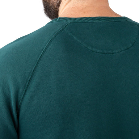 Pine - Men's Holloa French Terry Crew - Shoulder