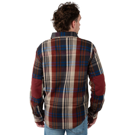 Maple Glaze Plaid - Men's Hardwood Heavyweight Flannel Shirt - Back