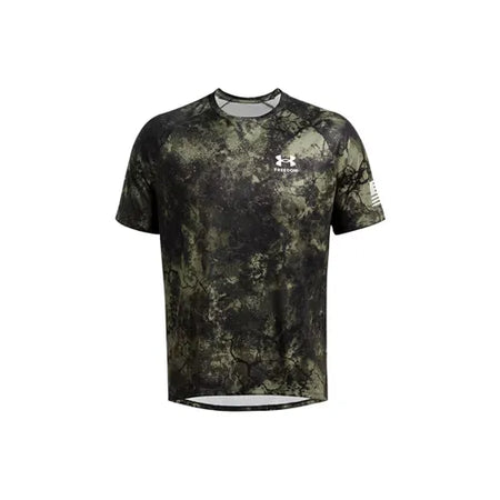 OD Green / White - Men's UA Freedom Camo T-Shirt