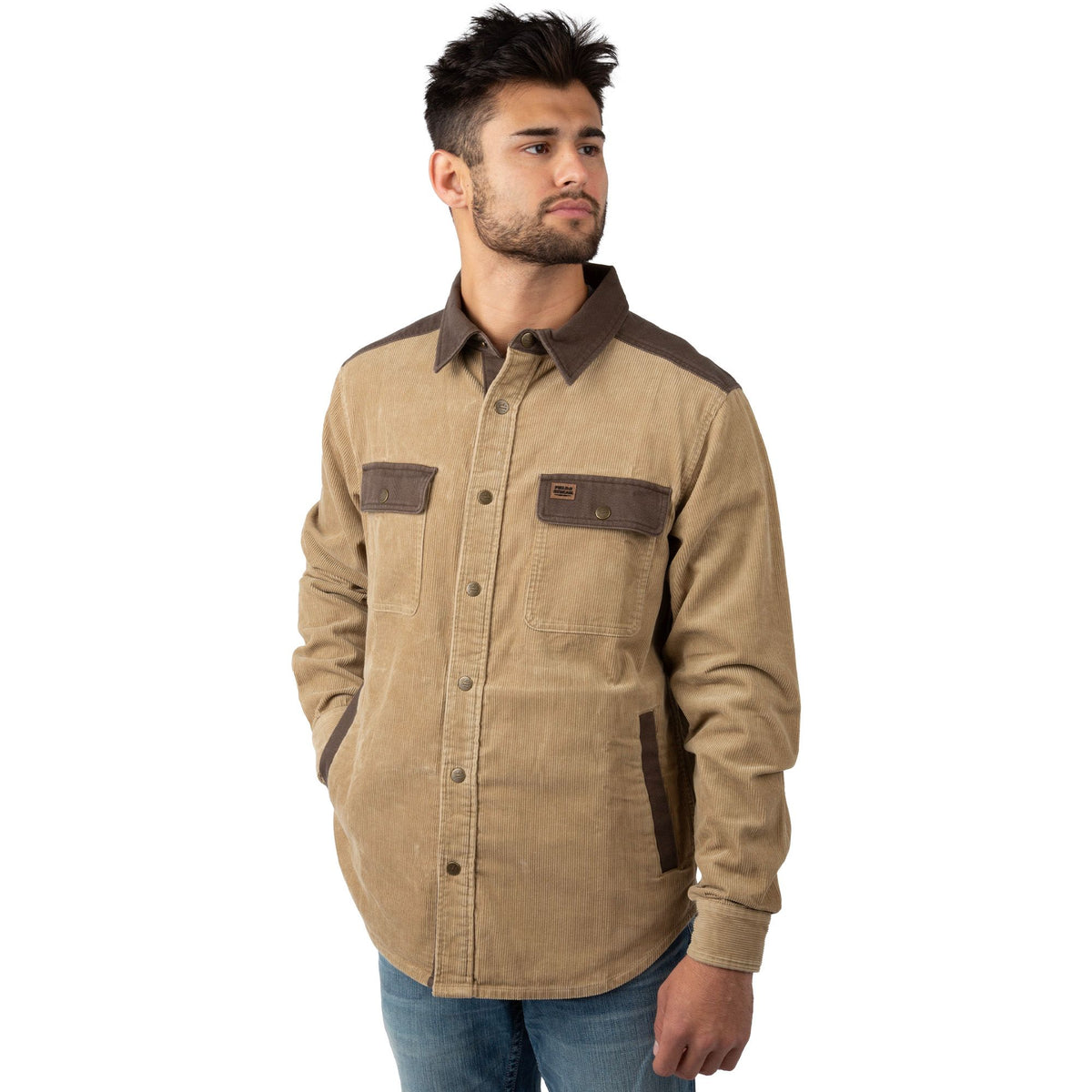 Khaki - Men's Tungsten Corduroy Shirt Jacket