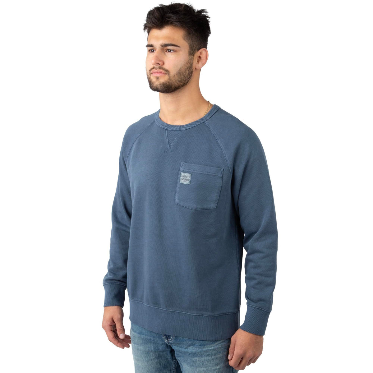 Indigo - Men's Holloa French Terry Crew