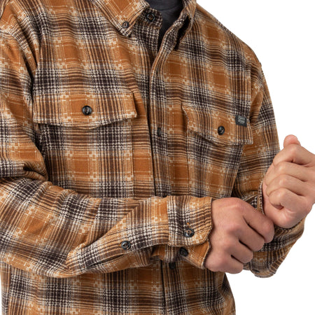 Good Times Plaid - Field & Stream Men's Bushveldt Plaid Knit Shirt - Sleeves