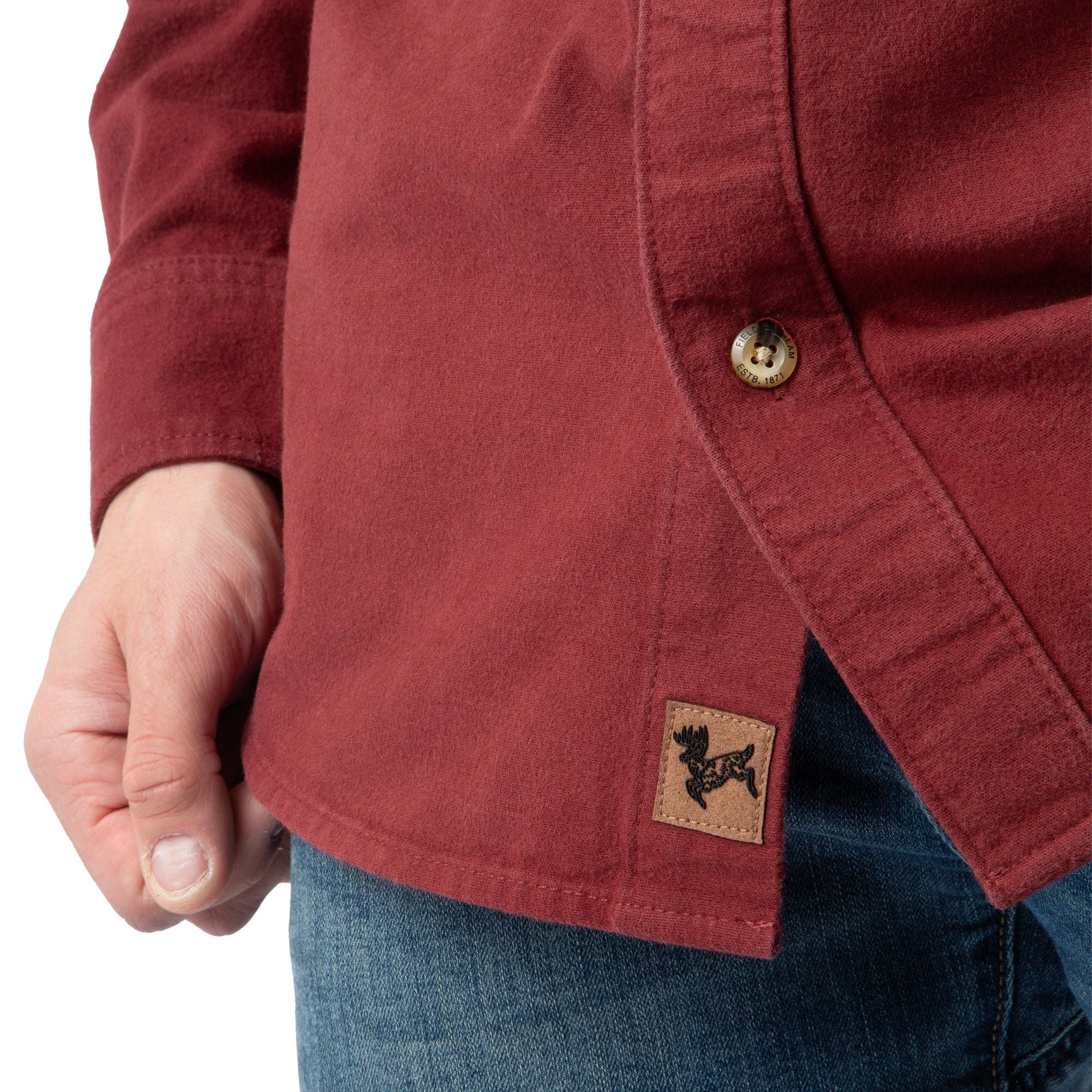 Port - Men's Cattail Chamois Shirt - Close