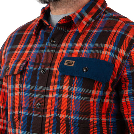 A&W Plaid - Men's Hardwood Heavyweight Flannel Shirt - Pocket