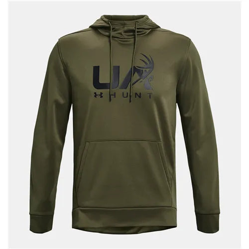 Green - Men's UA Armour Fleece Hunt Logo Hoodie
