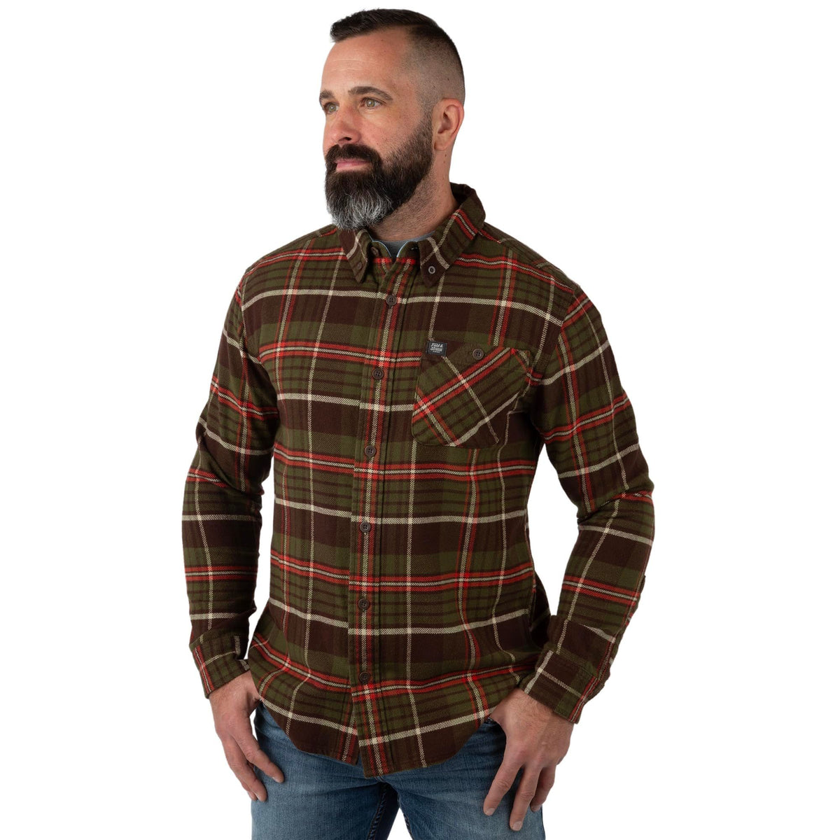 Pond Water Plaid - Men's Opening Day Flannel Shirt