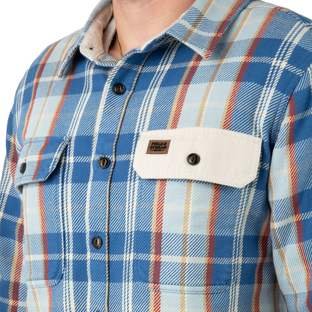 Stratus Plaid - Men's Hardwood Heavyweight Flannel Shirt - Pocket