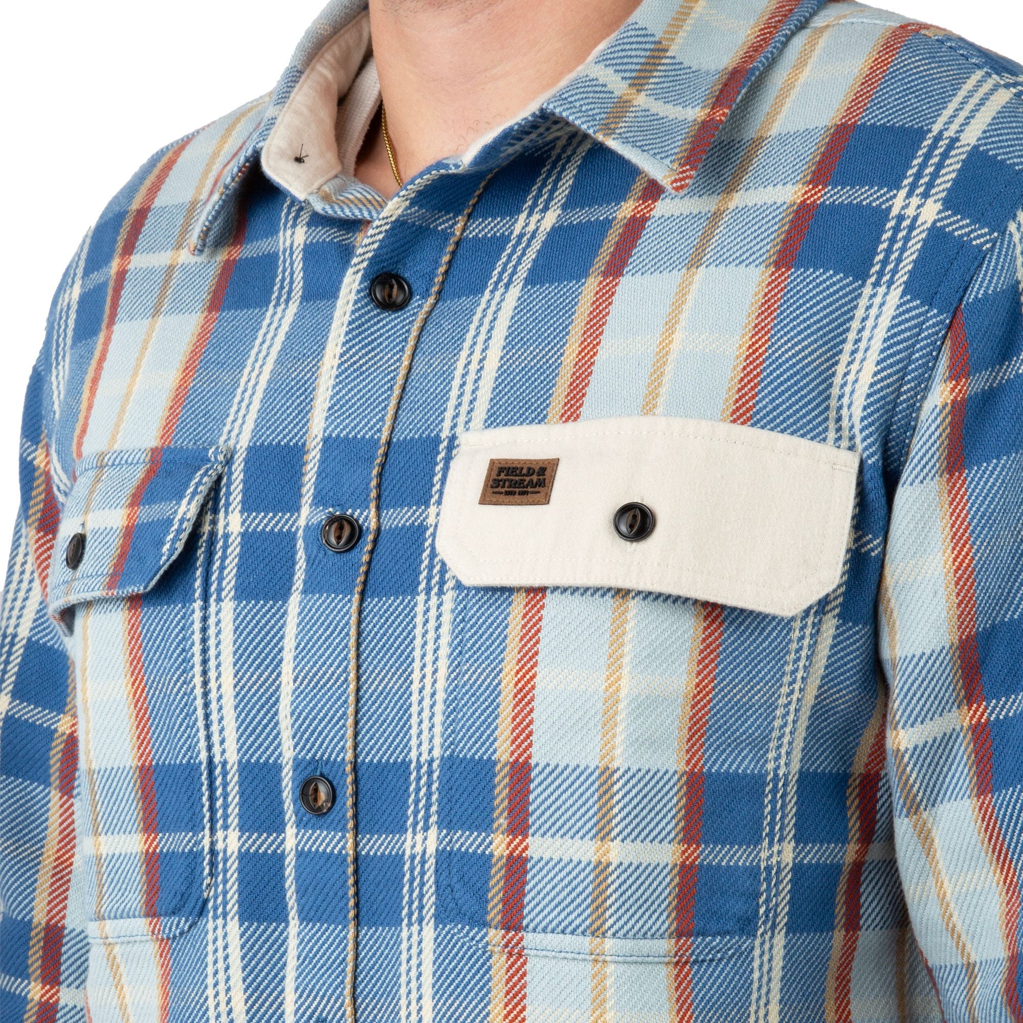 Stratus Plaid - Men's Hardwood Heavyweight Flannel Shirt - Pocket