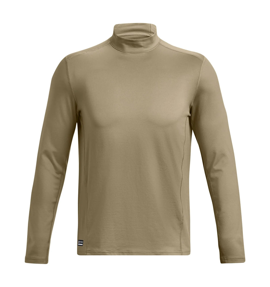 UA Tactical ColdGear Infrared Base Mock - Federal Tan