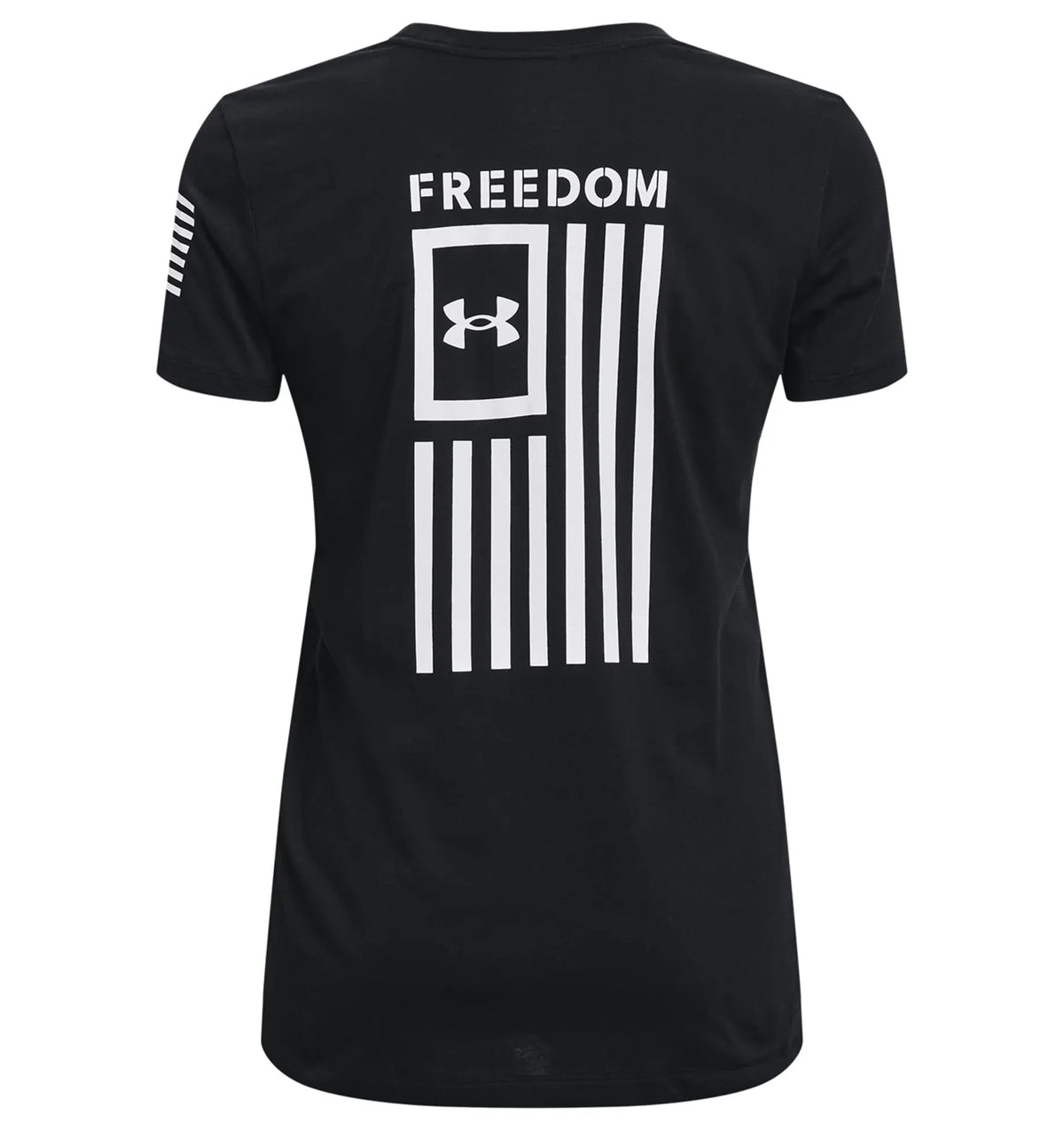 Black - Women's UA Freedom Flag T-Shirt
