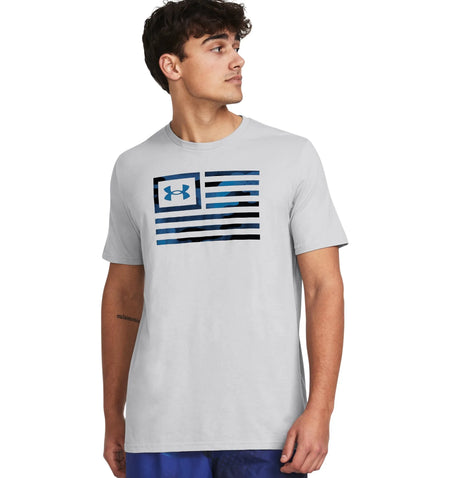 Mod Gray - Men's UA Freedom Flag Printed T-Shirt