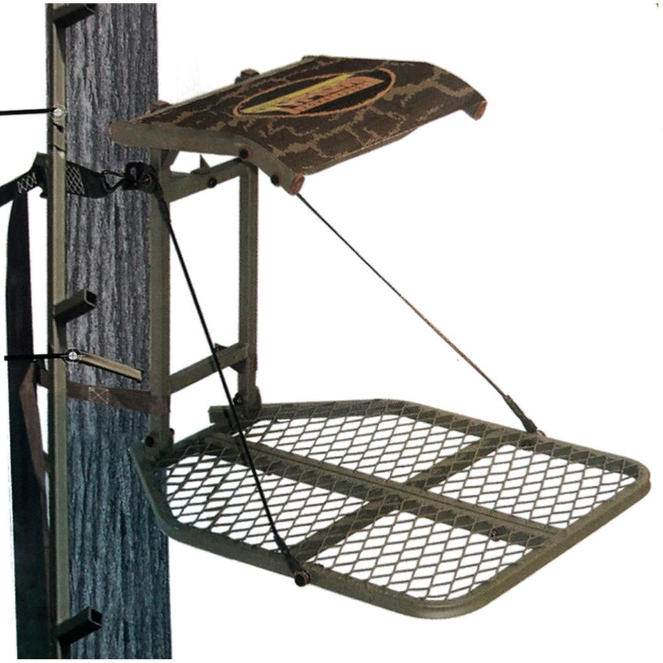 Trophy Treestands Archers Roost Combo Hang On Stand & 20ft. Climbing Sticks