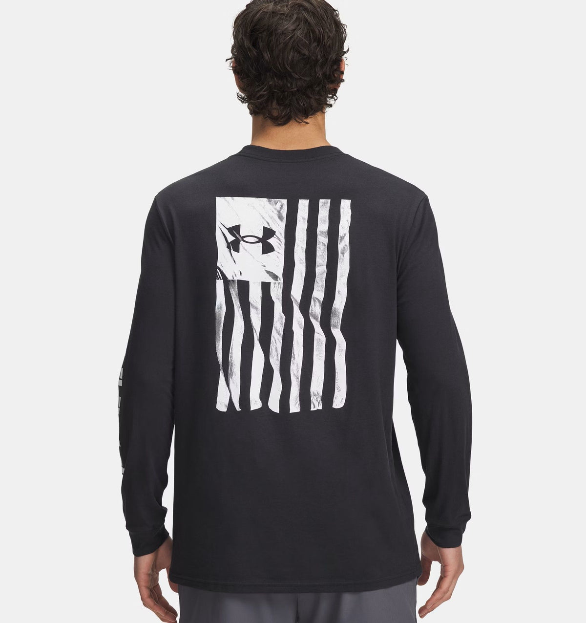 Black - Freedom Flag LS T-Shirt