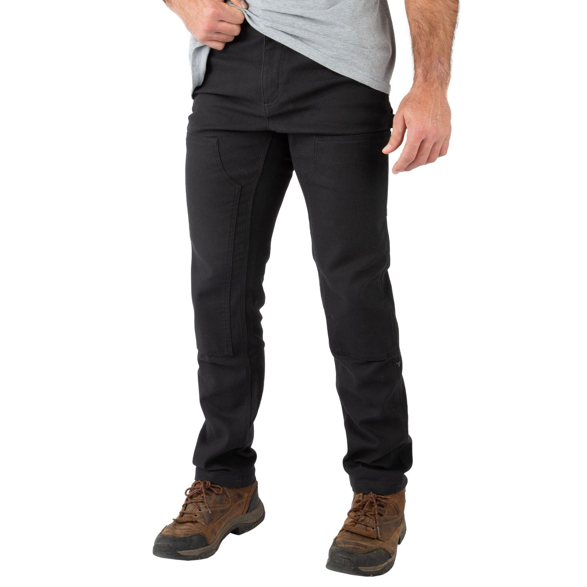 Black - Men's SFYK Shoot from Your Knees Double Layer Pants