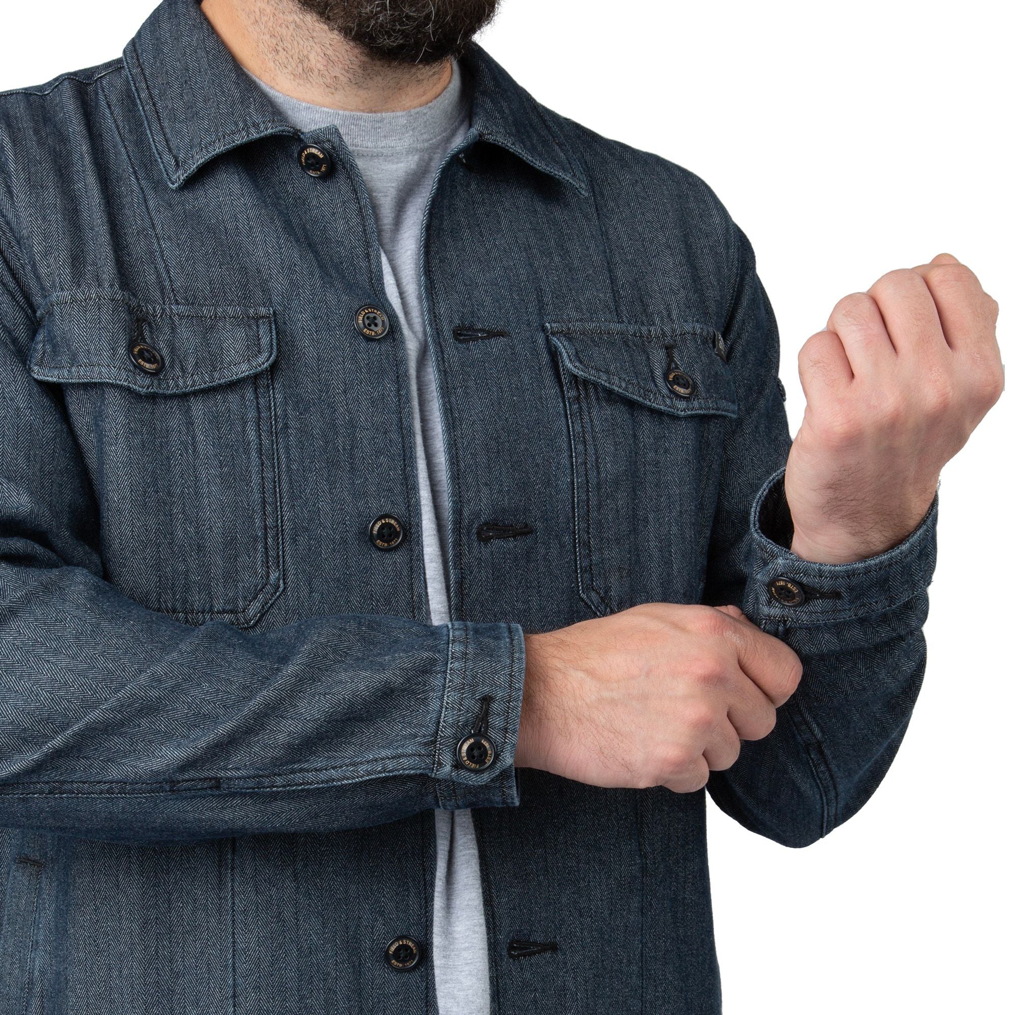Denim - Men's Epoch Lightweight Twill Shirt Jacket - Sleeve