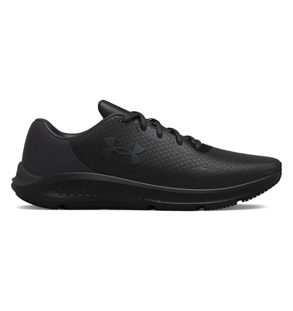 Black/Black - Men's UA Charged Pursuit 3 Running Shoes