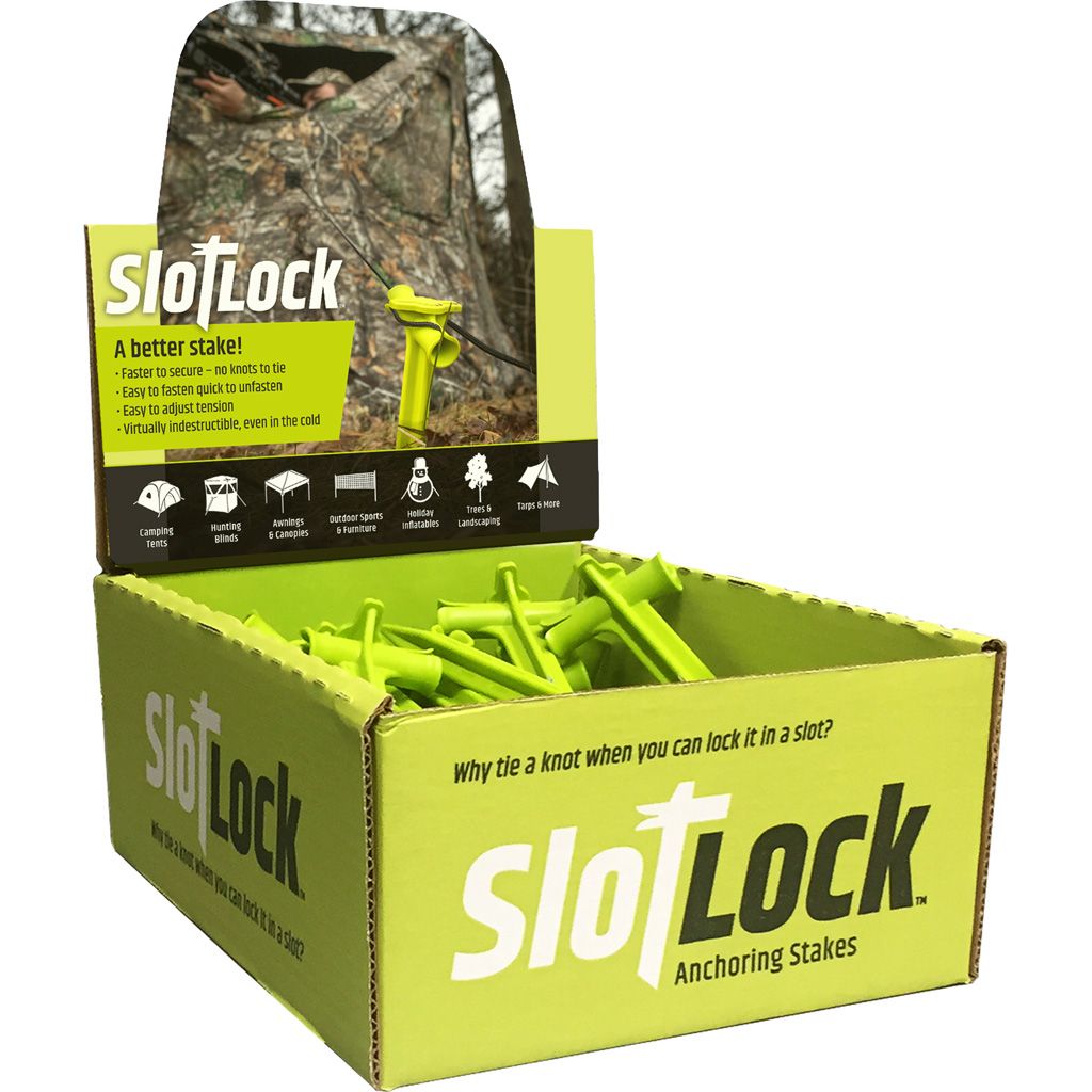 SlotLock Blind/Tent Anchoring Stake - 24 Count