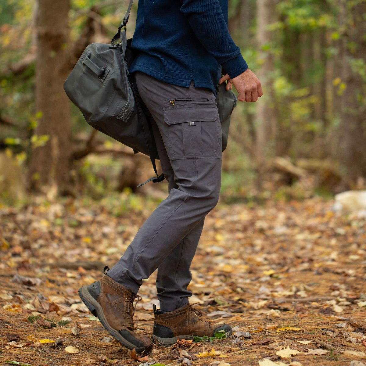 Charcoal - Men's Downstream Cargo Pants - Lifestyle2