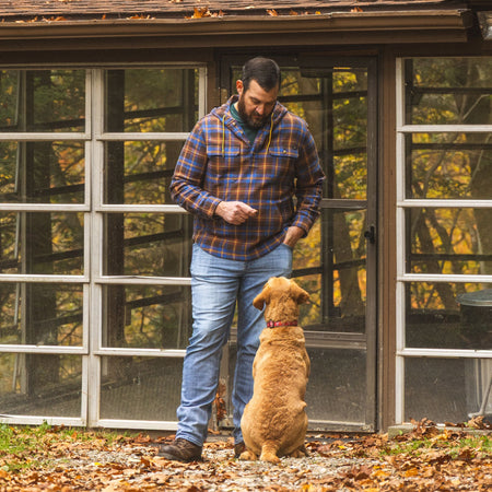 Uncle Robert's Plaid - Men's Raghorn Flannel Hoodie - Lifestyle1