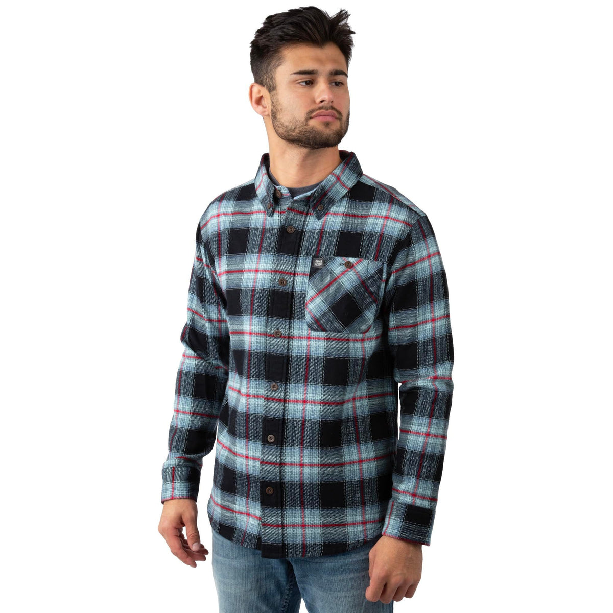 Night Sky Plaid - Men's Opening Day Flannel Shirt