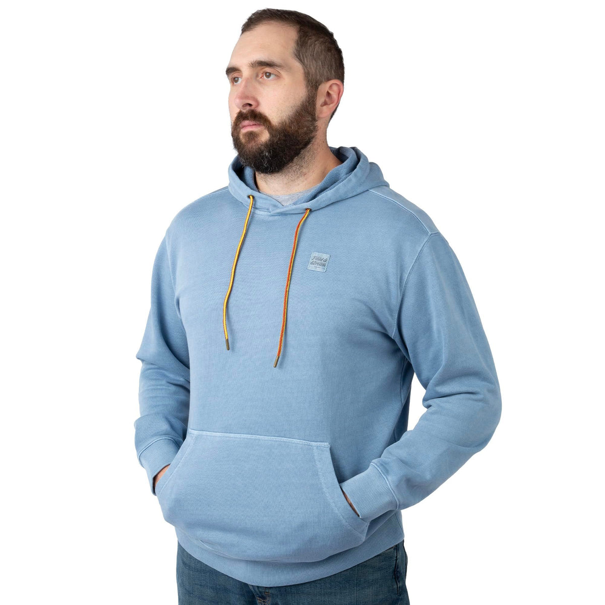 Light Blue- Men's Holloa French Terry Hoodie