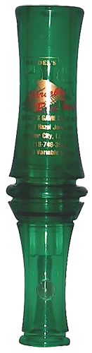 Haydels "Redleg" Mallard Variable Tone Open Double Reed Duck Call