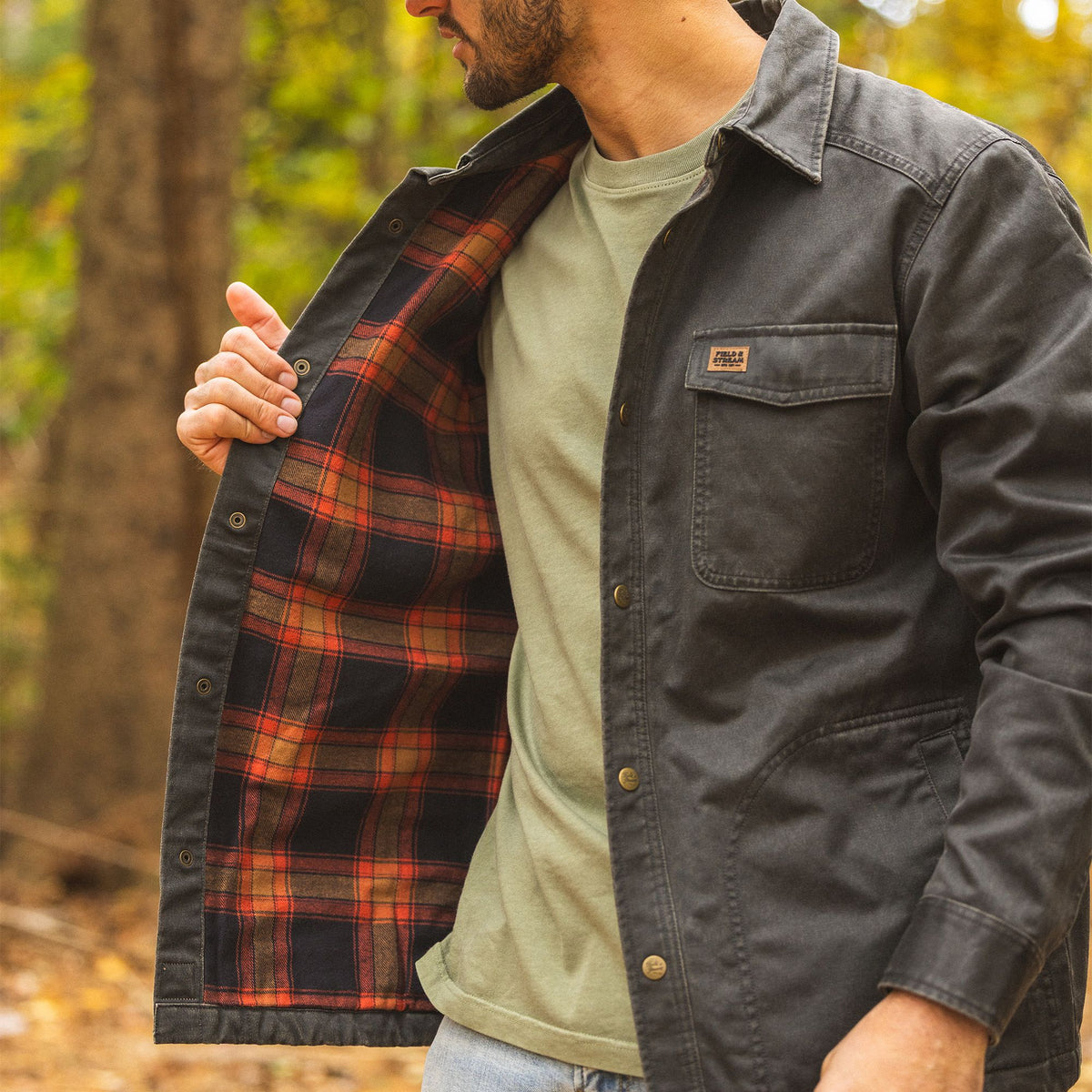 Black - Men's Wicklow Rugged Shirt Jacket - Lifestyle2
